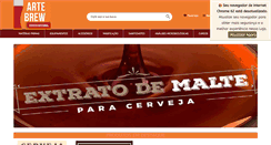 Desktop Screenshot of cervejaartesanal.com.br